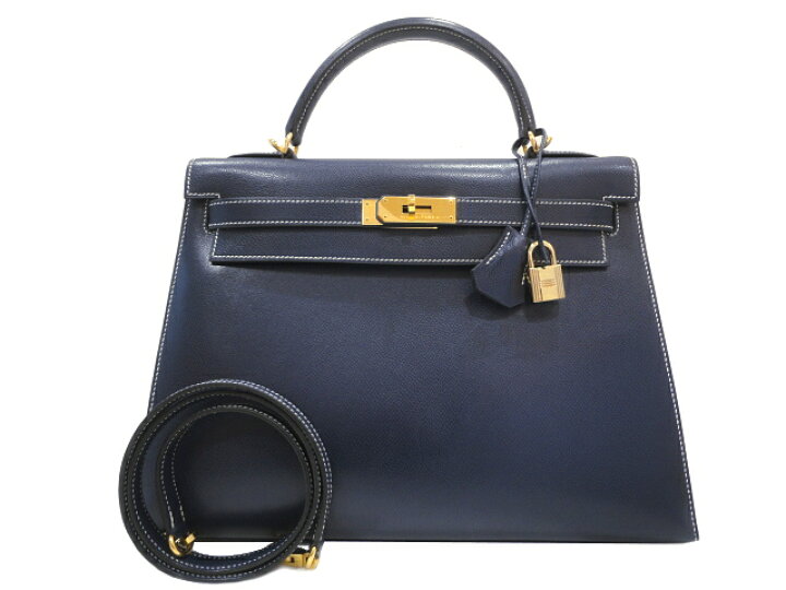 楽天市場】［PR］【美品】HERMES エルメス ケリー32 外縫い ホワイト 