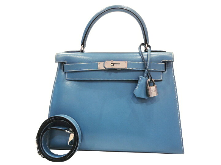 楽天市場】【美品】HERMES エルメス ケリー28 外縫い ボックスカーフ 
