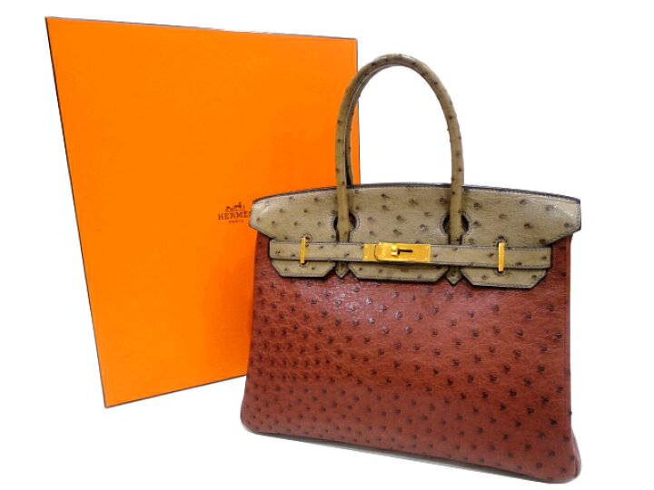 楽天市場】【美品】HERMES エルメス バーキン30 オーストリッチ ムース 