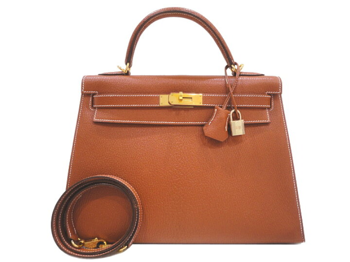 楽天市場】［PR］【極美品】HERMES エルメス ケリー32 外縫い ホワイト  