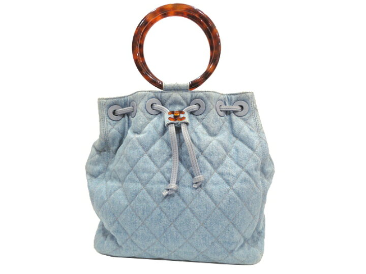 楽天市場】［PR］【美品】CHANEL シャネル マトラッセ べっ甲 巾着型  