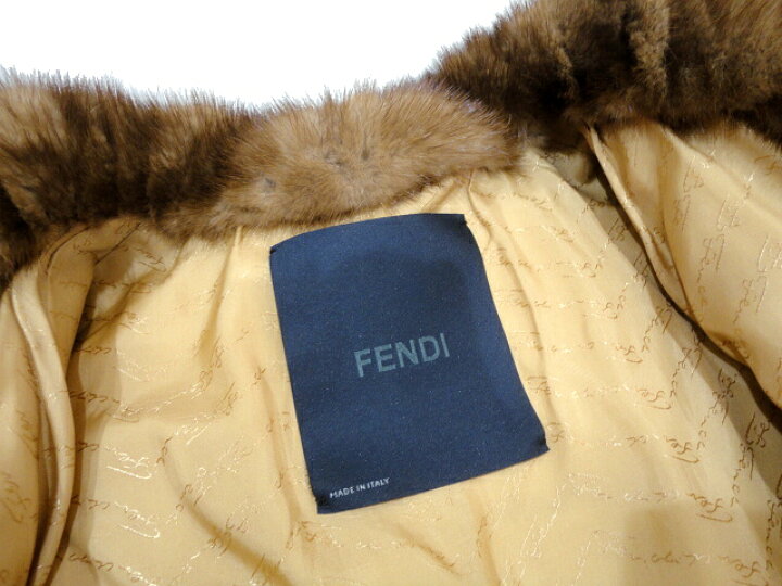 楽天市場】［PR］【美品】FENDI フェンディ ショート丈 ミンクコート 