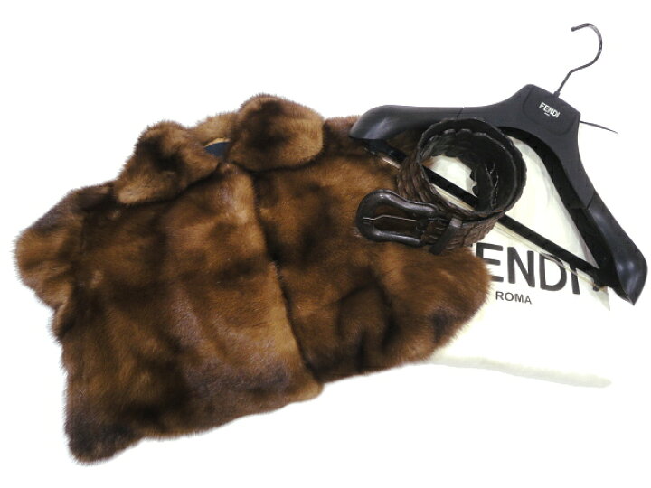 楽天市場】［PR］【美品】FENDI フェンディ ショート丈 ミンクコート 