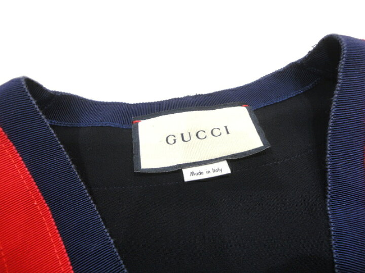 楽天市場】［PR］【美品】GUCCI グッチ シェリーライン Vネック  