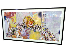 ［PR］【極美品】村上隆 「死を見つめる幸運の獅子の図」 A Picture Of Blessed Lion Who Stares At Death 本人サイン入り 絵画 額付き Takashi Murakami 中古 版画 洋画家 現代アート インテリア 雑貨 レディース 女性用 ブランド 希少 レア プレゼント ギフト