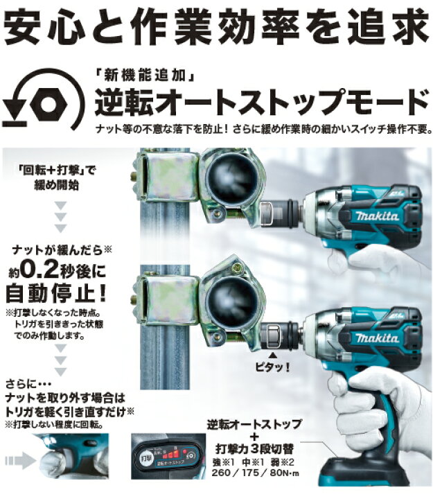 楽天市場】マキタ 14.4Vインパクトレンチ 青 TW284DRGX バッテリ(6.0Ah  
