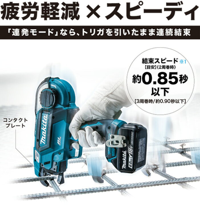 楽天市場】マキタ 18V 充電式鉄筋結束機 本体・ケース TR180DZK : 大吉 