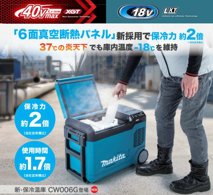 楽天市場】マキタ 充電式保冷温庫 CW006GZO オリーブカラー 23L 本体 