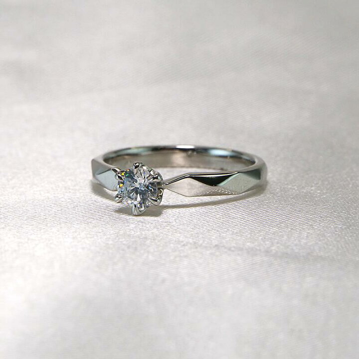 楽天市場】婚約指輪 プラチナ プロポーズリング プロポーズリング 