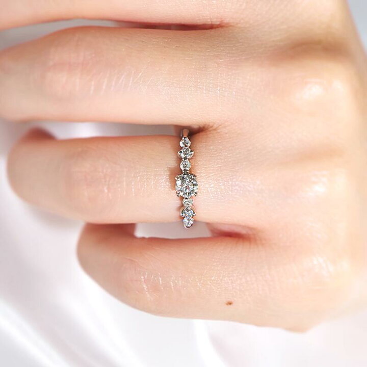 楽天市場】【一品限定/永久保証】婚約指輪 エンゲージリング (品質  