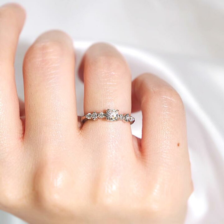 楽天市場】【一品限定/永久保証】婚約指輪 エンゲージリング (品質 