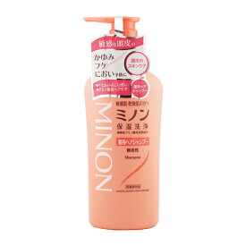MINON ミノン 薬用ヘアシャンプー 450ml 本体 ヘアケア 敏感肌 かゆみ フケ 保湿 乾燥対策 弱酸性 低刺激性 医薬部外品[ギフトラッピング対応]