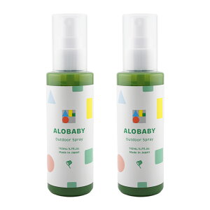 [2�Z�b�g]ALOBABY �A���x�r�[ �A�E�g�h�A�X�v���[ �S�g�p�X�v���[ 110mL �I�[�K�j�b�N �V���� �������X�v���[ �V�R�R������[�M�t�g���b�s���O�Ή�]