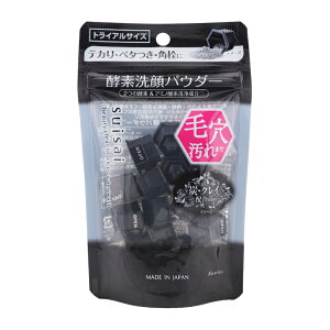 suisai �X�C�T�C �r���[�e�B�N���A �u���b�N �p�E�_�[�E�H�b�V�� 0.4g×15�� �g���C�A�� ��痿�y�f���p�E�_�[ �ь� �p�� �玉[�M�t�g���b�s���O�Ή�]