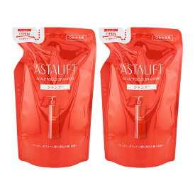 [2個セット] ASTALIFT アスタリフト スカルプフォーカス シャンプー つめかえ用 300ml ノンシリコン フローラルハーバルの香り