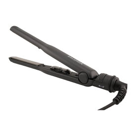 SALONIA サロニア ストレートヘアアイロン 15mm ブラック SL-004S マイナスイオン 専用耐熱ポーチ付き[ギフトラッピング対応]