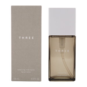 THREE �X���[ �o�����V���O�X�e�� ���[�V���� 120mL �ێ����ϐ� �Z�� �������� ���r�� �ێ� ���[�V���� ��b���ϕi[�M�t�g���b�s���O�Ή�]