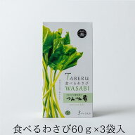 【公式】 食べる わさび つんつん漬60g×3袋入 化粧箱入 つんつん漬け ツンツン漬け わさび 茎 静岡 お土…