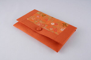 数珠袋 念珠袋 染織金襴 煉瓦11番 数珠入 念珠入 【クリックポスト配送のみ:送料無料】k04011