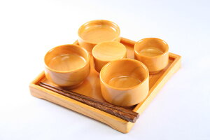 【モダン仏具】 霊具膳 たわわ仏膳椀セット LB色 5.0寸 送料無料 0908a002f