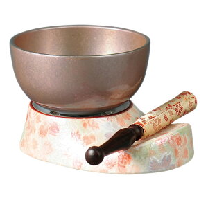 【ポイント最大47倍☆お買い物マラソン】モダン仏具 彩花 りん台3点セット 有田焼 すずね 2.5寸 なでしこ ネールピンク 送料無料 0902z018b