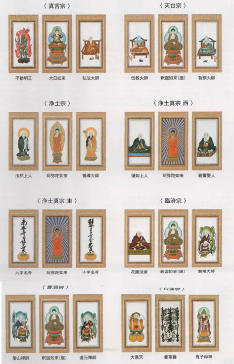 楽天市場】【ポイント4倍☆0のつく日】自立型掛軸 仏壇用掛け軸 アルテ 