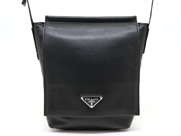 楽天市場】PRADA プラダ バッグ ショルダーバッグ ブラック レザー 