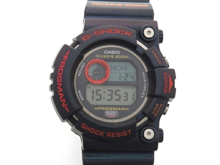 楽天市場】G-SHOCK FROGMAN フロッグマン GW-201-6JF 毒蛙 200m防水 