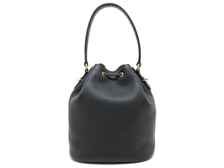 楽天市場】PRADA プラダ バッグ レザー バケットバッグ 巾着バッグ 