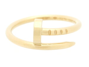Cartier カルティエ 貴金属・宝石 ジュストアンクルリング リング ジュストアンクルSM YG イエローゴールド 3.5g 53号 日本サイズ13号 B4225900 クギ 釘 【200】 【中古】【大黒屋】