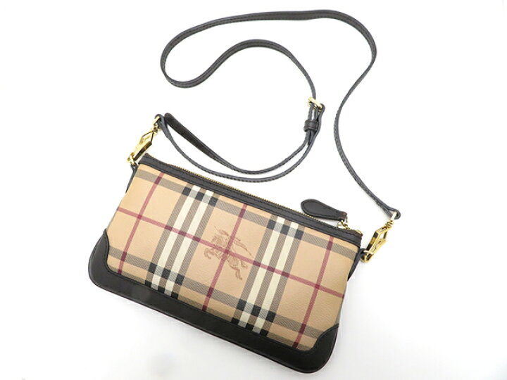 楽天市場】BURBERRY バーバリー ショルダーポーチ ベージュ/ブラック 