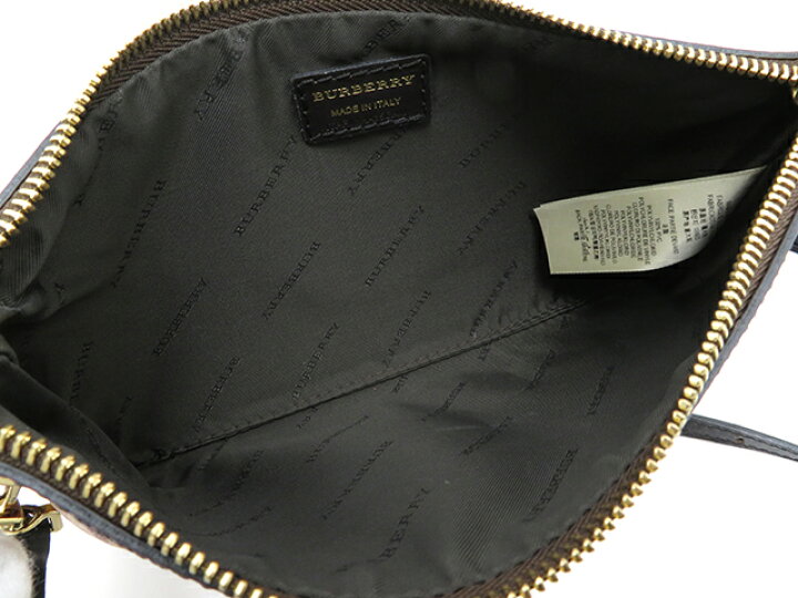 楽天市場】BURBERRY バーバリー ショルダーポーチ ベージュ/ブラック 