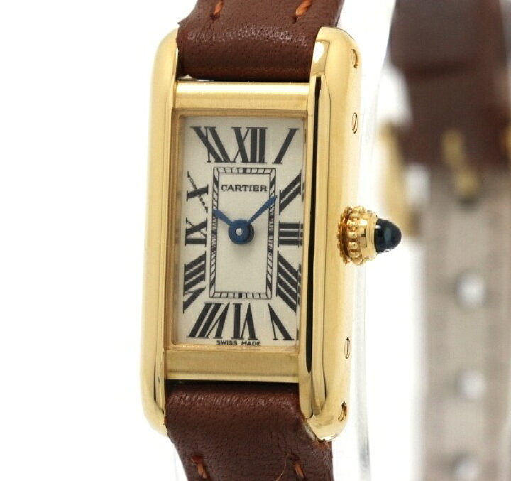 楽天市場】Cartier カルティエ タンクアロンジェ W1529956 YG イエロー 