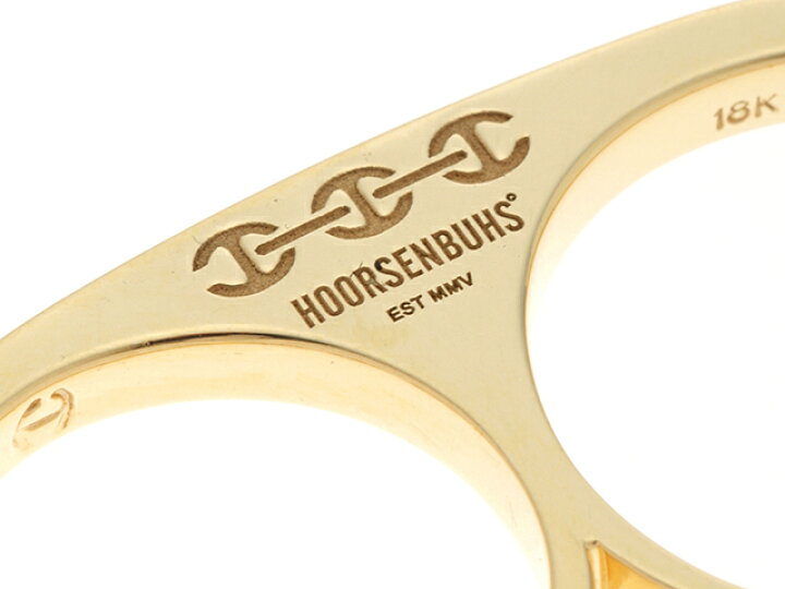 楽天市場】HOORSENBUHS ホーセンブース ダブルナックル リング 貴金属 
