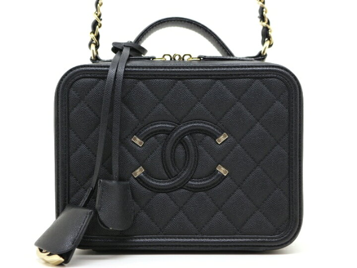 楽天市場】CHANEL シャネル バッグ CCフィリグリー バニティバッグ  