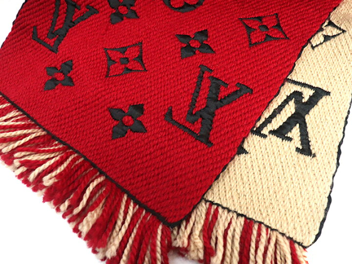 楽天市場】LOUIS VUITTON ルイヴィトン エシャルプ・ロゴマニア デュオ  