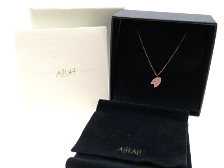 楽天市場】AHKAH アーカー ネックレス ティランサクラネックレス K18 