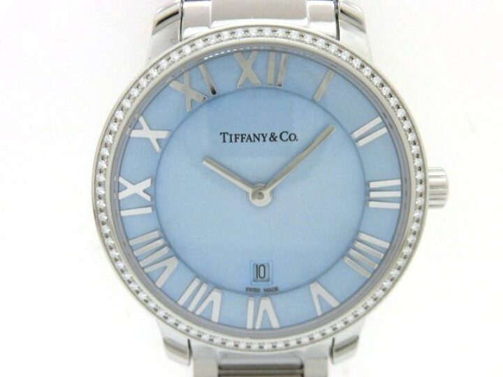 Tiffany＆Co アトラス ローマンベゼル レディース腕時計 1249 