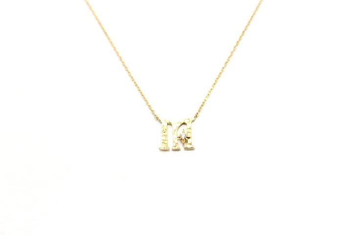 楽天市場】STAR JEWELRY スタージュエリー ネックレス イニシャルM K18 