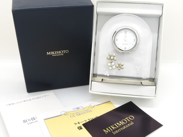 楽天市場】MIKIMOTO ミキモト ブランシュール 置き時計 パール 