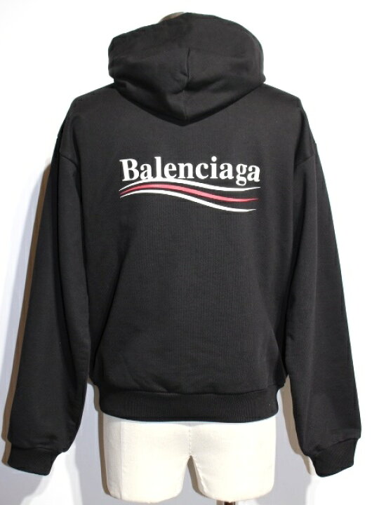 楽天市場】BALENCIAGA バレンシアガ パーカー メンズXS ブラック 