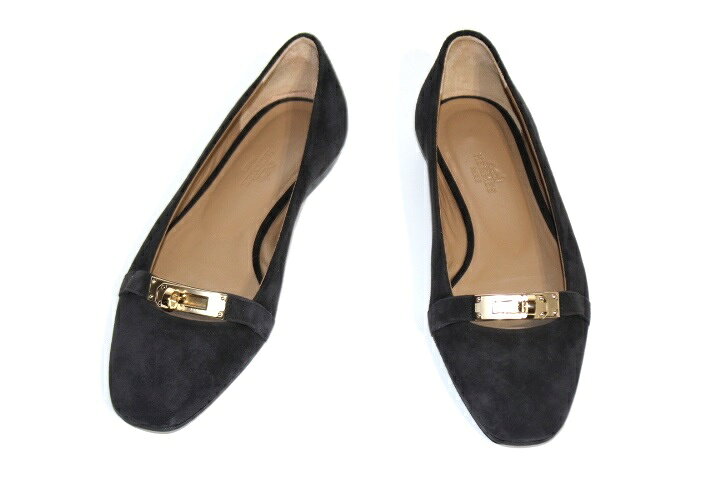 楽天市場】HERMES エルメス パンプス バレエシューズ 《ビルバオ  