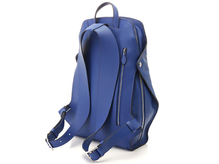 楽天市場】HERMES エルメス シティバッグ27 ブルーエレクトリック SV  