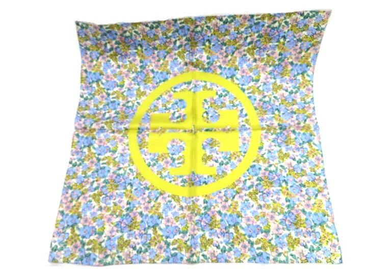 楽天市場】TORY BURCH トリーバーチ スカーフ 花柄 イエロー マルチ 
