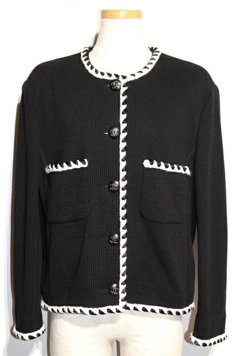 楽天市場】CHANEL シャネル ノーカラージャケット レディース40 