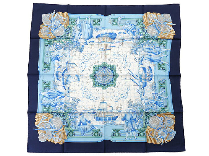 楽天市場】HERMES エルメス カレ90 スカーフ 大判スカーフ AZVLEJOS  