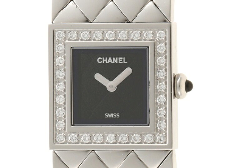 楽天市場】CHANEL シャネル 時計 レディース マトラッセ・ダイヤベゼル 