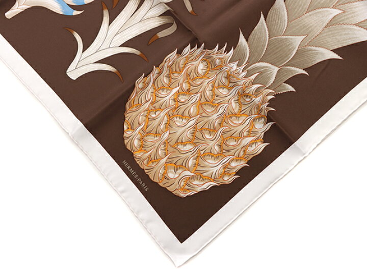 楽天市場】HERMES エルメス スカーフ カレ90 小物 Index Bromeliaceae  