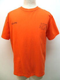 LOUIS VUITTON　ルイヴィトン　Tシャツ　メンズ M　オレンジ　コットン　（2146000203893）　【432】 【中古】【大黒屋】