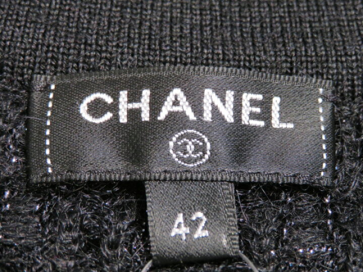 楽天市場】CHANEL シャネル カーディガン レディース 42 ブラック 